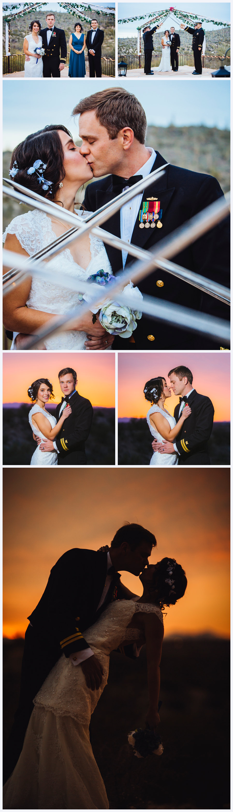 Wedding Photos at Saguaro Community Church Tucson Arizona
